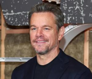 Matt Damon reveals three things that matter most to him