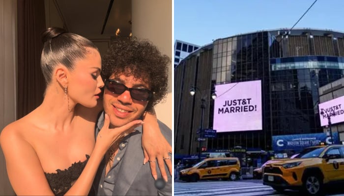 Selena Gomez shares new photo from Taylor Swift and Travis Kelces Fourth of July weekend wedding