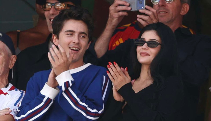 See Kylie Jenner, Timothée Chalamet get handsy at 2026 FIFA World Cup final