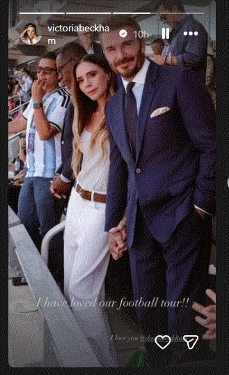 Victoria Beckhams official Instagram account