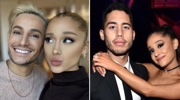 Ariana Grande's brother bonds with her on-again boyfriend Ricky Alvarez