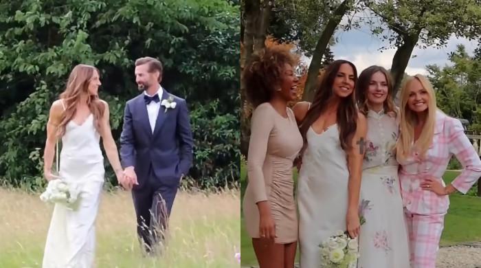 Spice Girls' Mel C shares unseen moments from her wedding day