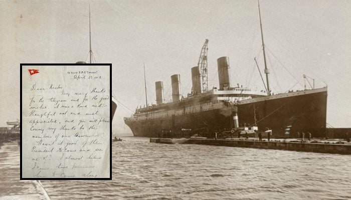 Titanic passengers final letter resurfaces after 114 years: whats written in it?