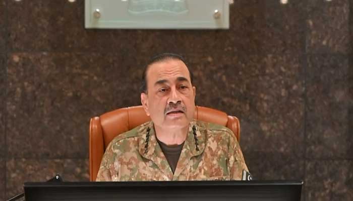 Field Marshal Syed Asim Munir interacts with participants of the 20th National Workshop Balochistan at General Headquarters, Rawalpindi on July 23, 2026. — Screengrab via ISPR
