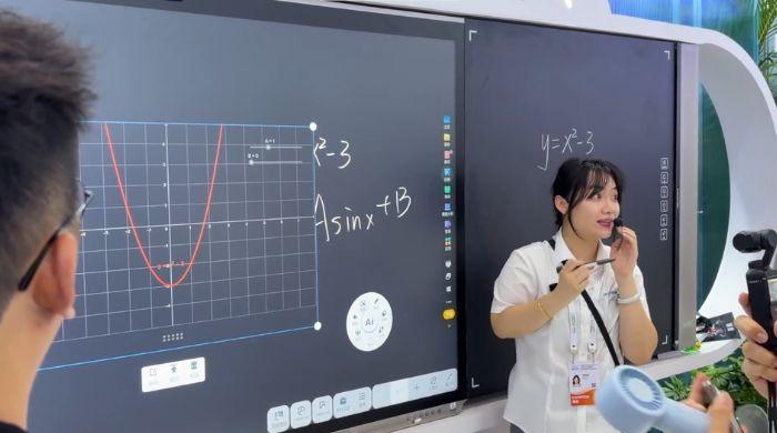 iFLYTEK's AI blackboard turns handwritten notes into 3D math models: Will it replace teachers?