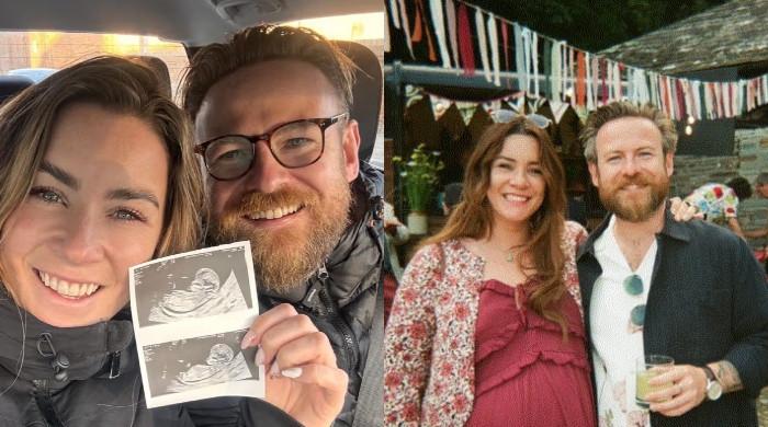 Lucie Jones, George Hersey celebrate arrival of first child together