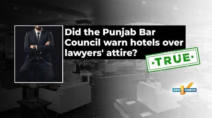 Fact-check: Punjab Bar Council warned hotels over staff uniforms resembling lawyers' dress