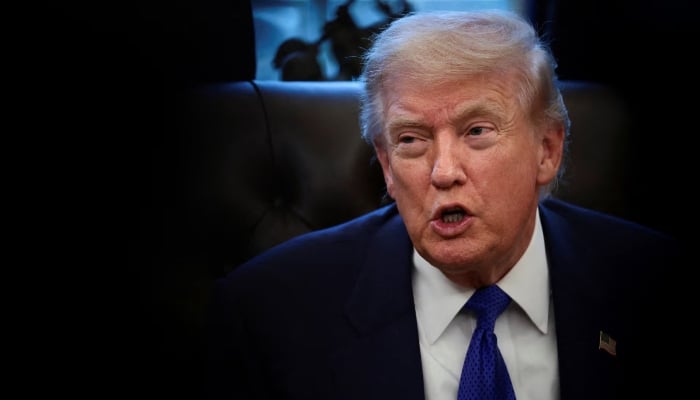 US President Donald Trump speaks on the day he announced the creation of a critical mineral reserve, in the Oval Office at the White House, February 2, 2026. — Reuters