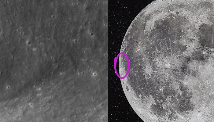 First images of SpaceX rocket’s lunar crash site released: See aftermat