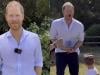 Prince Harry can't stop laughing after being 'pelted three times' in stomach