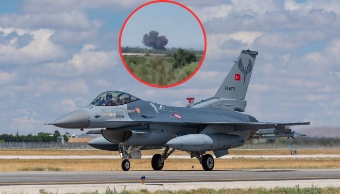 Turkish F-16 crashes during training flight, pilot safely ejects: Heres what happened