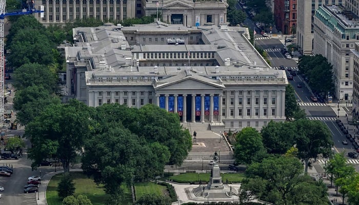 US Department of Treasury building in Washington, DC, US, July 11, 2026. — Reuters
