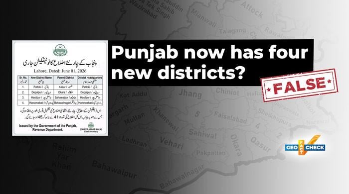  Fact-check: Fake notification circulates online claiming four new districts in Punjab