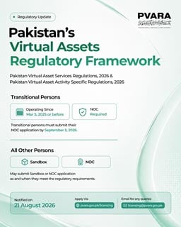 Pakistan launches virtual asset licensing regime, sets September 5 deadline