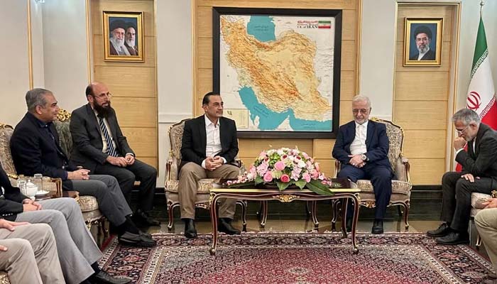 CDF Asim Munir meets Irans Interior Minister Eskandar Momeni in Tehran on August 24, 2026. — Iranian media