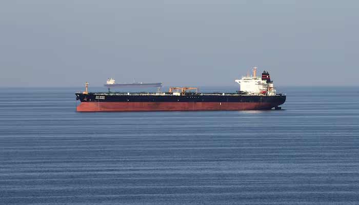 Oil tankers pass through the Strait of Hormuz. — Reuters
