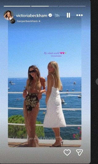Victoria Beckhams official Instagram account