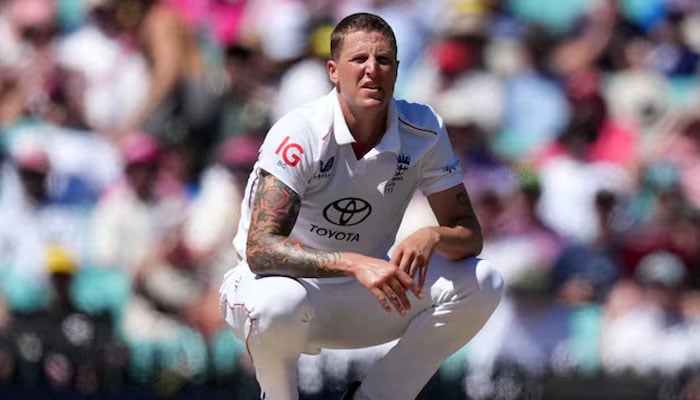 Englands Brydon Carse during the first Test against Pakistan at the Sydney Cricket Ground in Sydney, Australia, on January 7, 2026. — Reuters