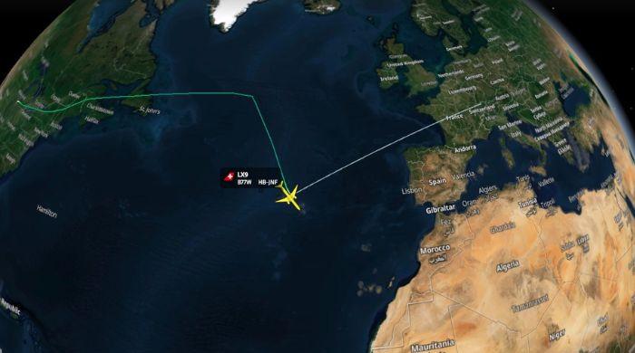 SWISS flight LX9 declares emergency while isolated over Atlantic, lands on remote island