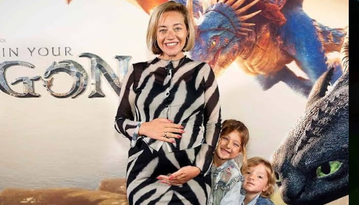 Kelsey Parker shared Aurelia, six, and son Bodhi, four, with her late husband Tom Parker who died aged 33 to an inoperable brain tumour in 2022