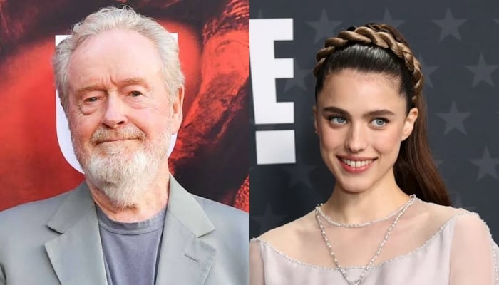 Ridley Scott calls Margaret Qualley ‘hilarious’ after working on ‘The Dog Stars’