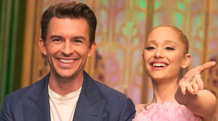 Jonathan Bailey brings ‘Wicked' bond to Ariana Grande's latest concert