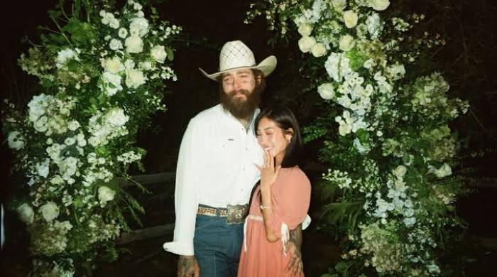 Post Malone fiancee makes rare comment about statement engagement ring