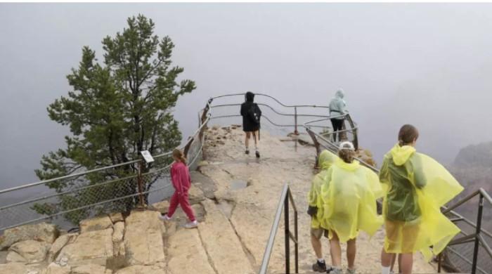 Two dead and around 15 missing after flash floods hit Grand Canyon