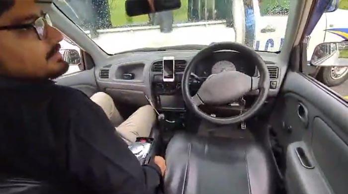 WATCH: 'Driverless car' hits Islamabad Police vehicle. But there's more to it