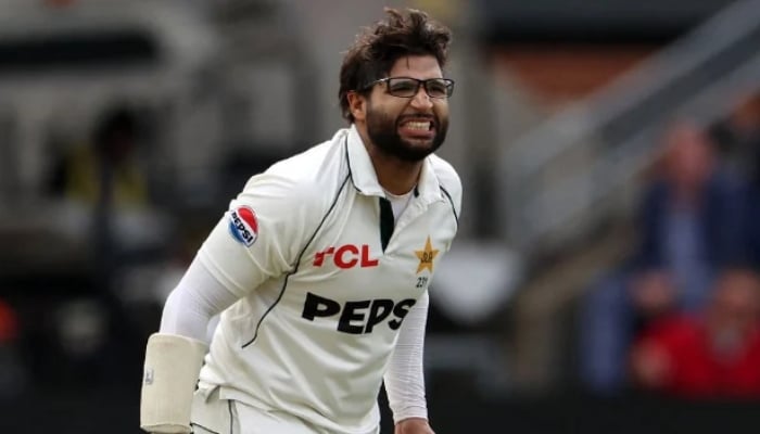 Pakistans Imam-ul-Haq reacts after sustaining an injury on the opening day of the first Test against England at Headingley Cricket Ground in Leeds, northern England, on August 19, 2026. — AFP