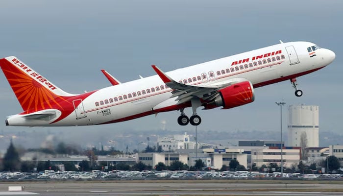 An Air India Airbus A320neo plane takes off in Colomiers near Toulouse, France, December 13, 2017. — Reuters