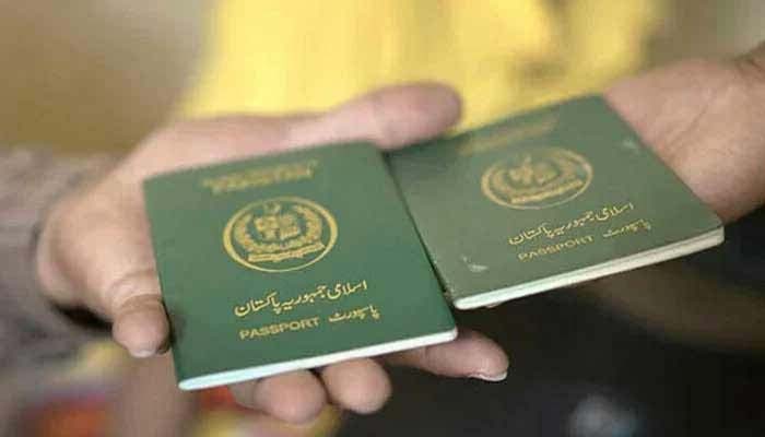 Representational image of Pakistani passports. — AFP/File