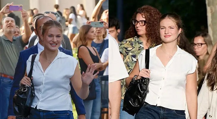 Princess Leonor starts university, classmate says ‘you never see campus like this