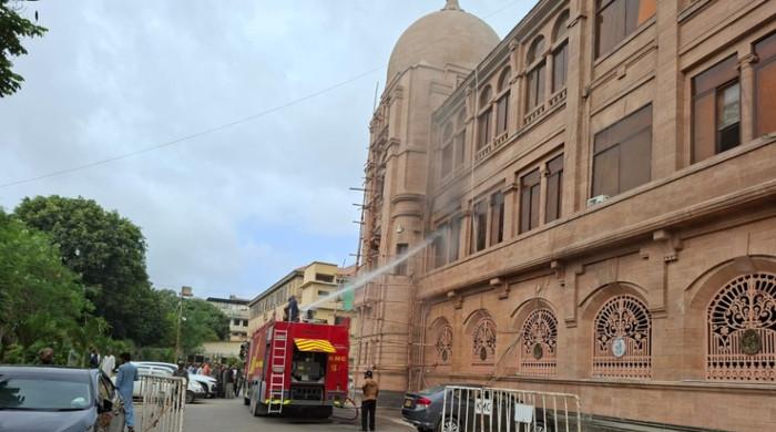 Karachi mayor's office completely gutted in fire at KMC building