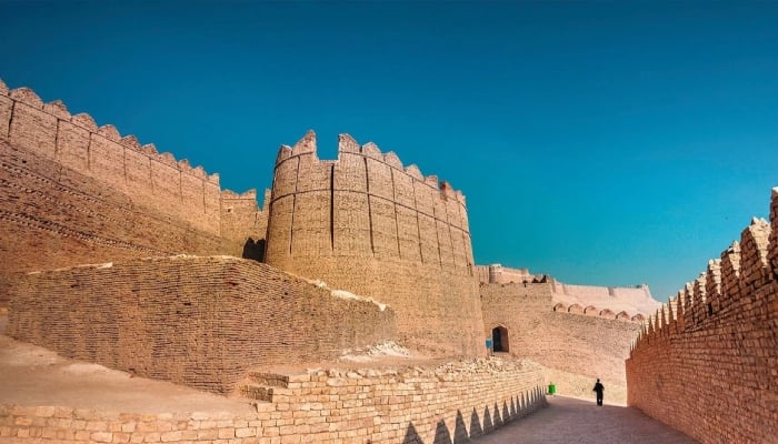The undated file photo shows Kot Diji Fort in Khairpur district, Sindh. — Sindh Tourism Development Corporation/File