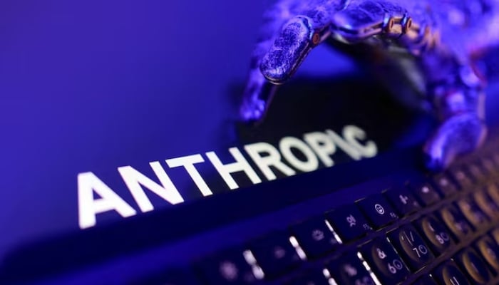 Anthropic logo, a keyboard, and a robotic hand in this illustration taken June 5, 2026. — Reuters