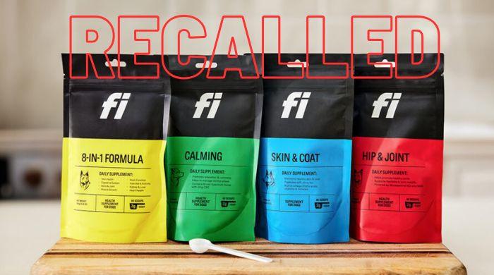 Fi recalls dog supplements over Salmonella contamination risk: See lot number
