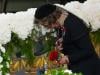 Queen Sonja's final red rose for King Harald leaves Oslo Cathedral in tears