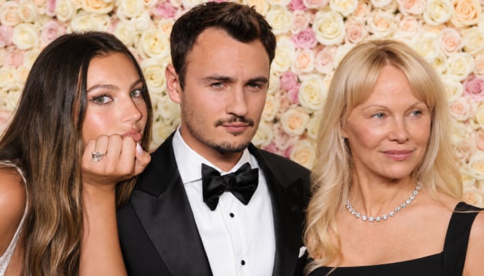 Brandon Thomas Lee, son of Pamela Anderson and Tommy Lee, is engaged