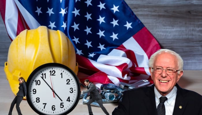 Sen Bernie Sanders introduces bill in Congress to lower workweek to 32 hours