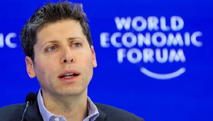 Sam Altman, CEO of OpenAI, attends the 54th annual meeting of the World Economic Forum in Davos, Switzerland, on January 18, 2024.— Reuters