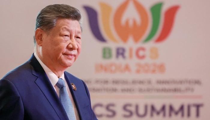 Chinas President Xi Jinping attends the Brics summit in New Delhi, India, September 12, 2026. — Reuters