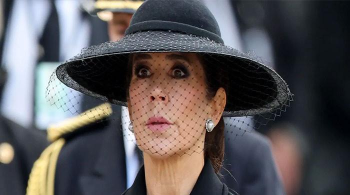 Queen Mary laughs off surprise mishap during design awards
