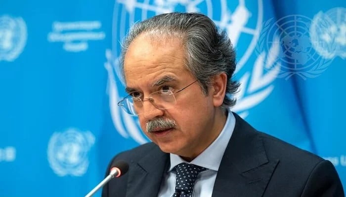 Foreign Secretary Asim Iftikhar Ahmad. — X/@PakistanUN_NY/File
