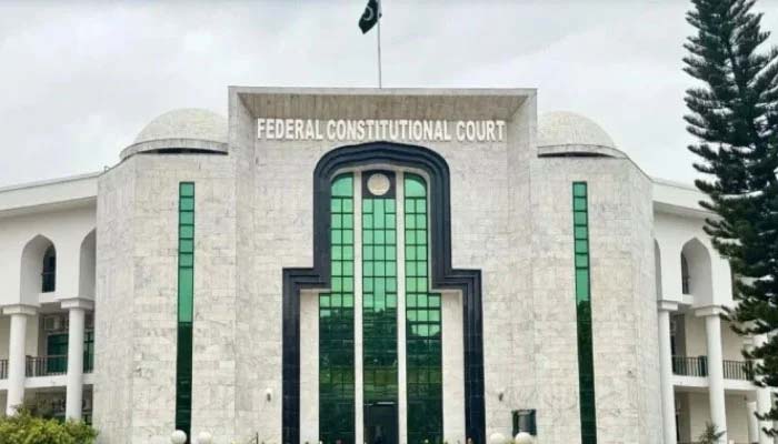 A view of Federal Constitutional Court building in Islamabad. — FCC website/File