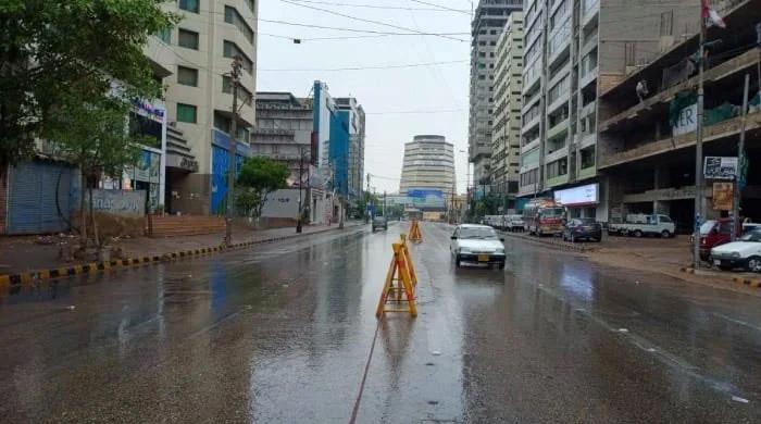 Is rain expected in Karachi today?